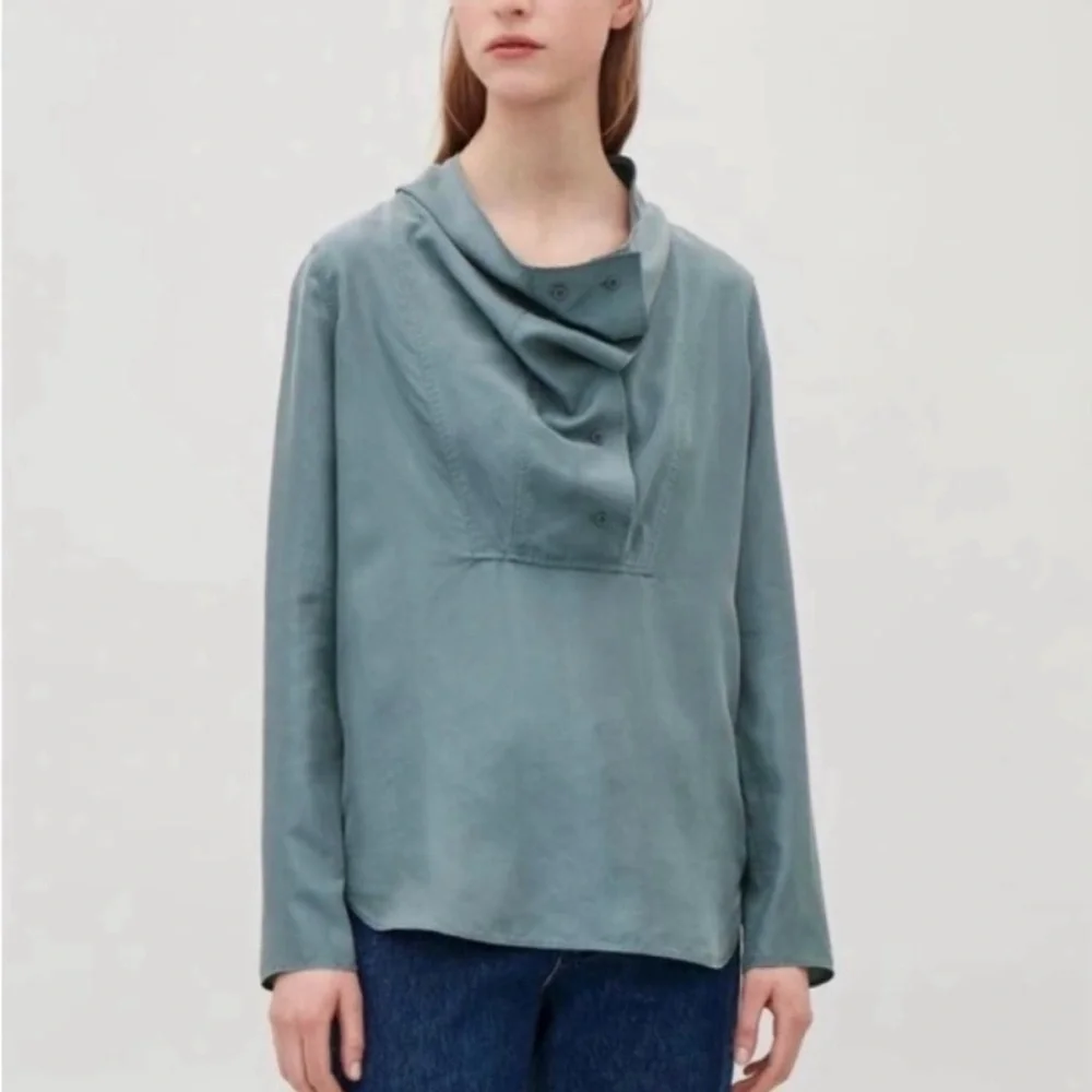 COS SILK BLOUSE - Picture 3 of 5